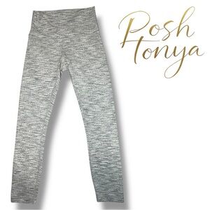 Lululemon Wunder Under We Are From Space Leggings Gray White Size 4 Athleisure